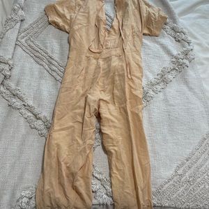 Urban Outfitters linen wrap jumpsuit